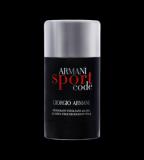 Giorgio Armani Code Sport Alcohol Free Deodorant - Bezalkoholowy dezodorant w sztyfcie 75ml